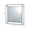 Glitzhome&#xAE; 29.5&#x22; Square Wall Mirror with Metal Frame